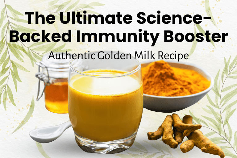 Golden Milk Recipe for Immunity