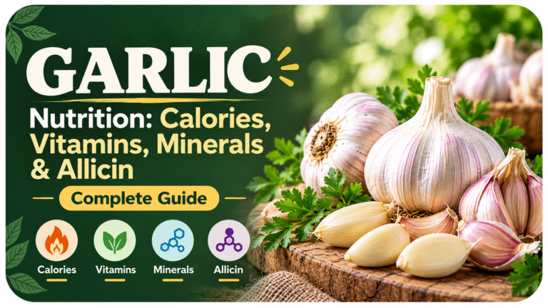 Garlic Nutrition: Calories, Vitamins, Minerals & Allicin